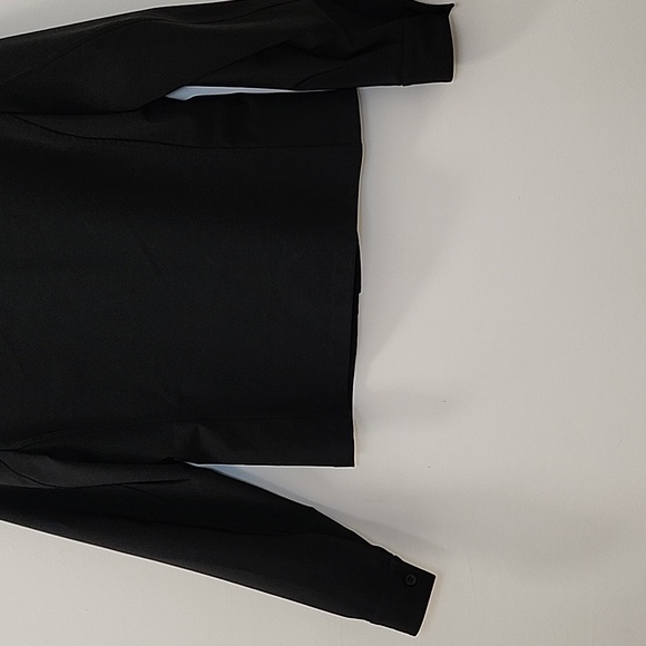 Prada Classic Black Women's Button-Up Shirt Sz 40/ Large - Picture 13 of 16